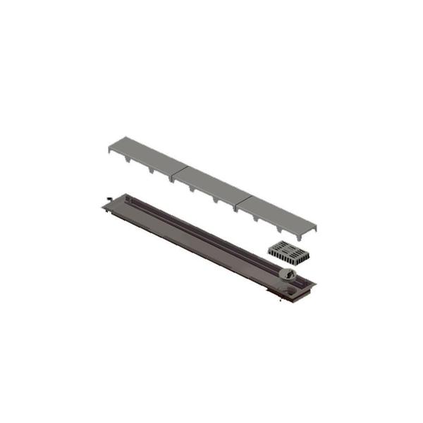 Ralo Linear Em Pvc Seco 75Cm Novii Acabamento Cinza Ralo Imagem de Ralo Linear Em Pvc Seco 75Cm Novii Acabamento Cinza Ralo