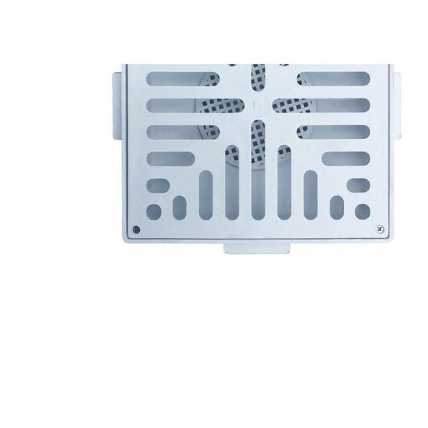 Ralo Linear Ferplastik Caixa Coletora 20X 20Cm Com Grelha Branca 2020Pb Imagem de Ralo Linear Ferplastik Caixa Coletora 20X 20Cm Com Grelha Branca 2020Pb
