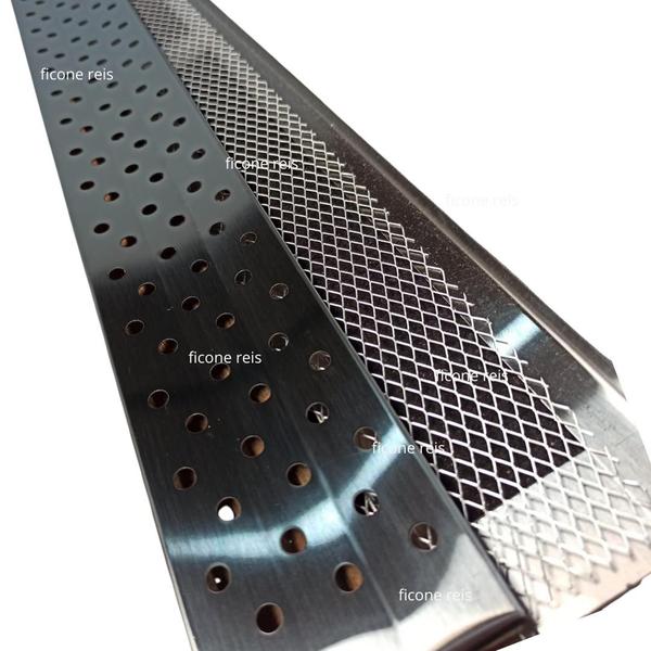Ralo Linear Inox 304 modelo 7x50 concova com aro e Tela Anti Insetos Borda Piscina Varanda ( 7,5cm x 50cm) Ficone Reis Imagem de Ralo Linear Inox 304 modelo 7x50 concova com aro e Tela Anti Insetos Borda Piscina Varanda ( 7,5cm x 50cm) Ficone Reis