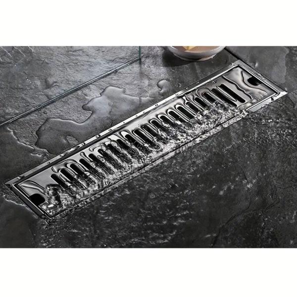 Imagem de Ralo Linear Inox 60cm Anti Odor Anti Inseto Banheiro Lavabo Area Externa Quintal Resistente Higienico