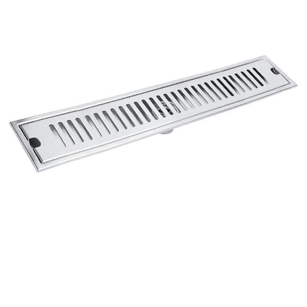 Imagem de Ralo Linear Inox 60cm Area Externa Banheiro Anti Odor Anti Inseto Lavabo Quintal Higienico Resistente