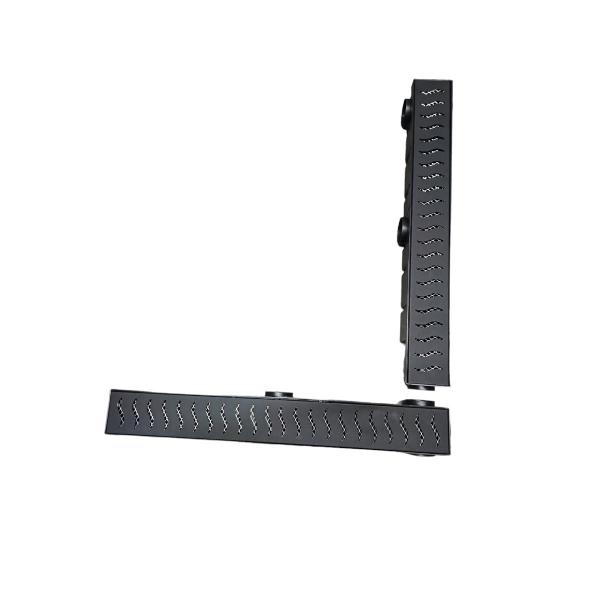 Ralo Linear Inox Preto Fosco 6x50 com Coletor e Tela - Ficone & Reis Imagem de Ralo Linear Inox Preto Fosco 6x50 com Coletor e Tela