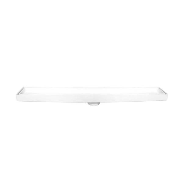 Imagem de Ralo linear invisivel smart 5x70cm branco estrela