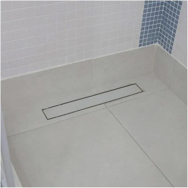 Imagem de Ralo Linear Oculto 20cm Invisivel Aço Inox Anti Odor Anti Inseto Banheiro Lavabo Resistente Seguro Higienico