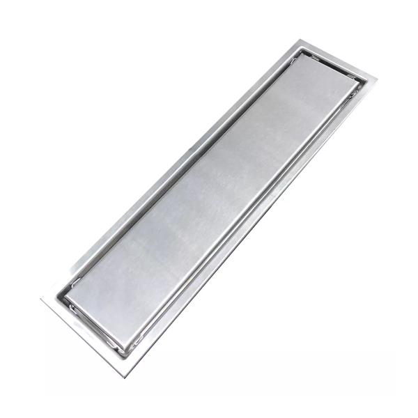 Imagem de Ralo Linear Oculto 50cm Inox Banheiro Lavabo Anti Odor Anti Inseto Invisivel Resistente Seguro Higienico