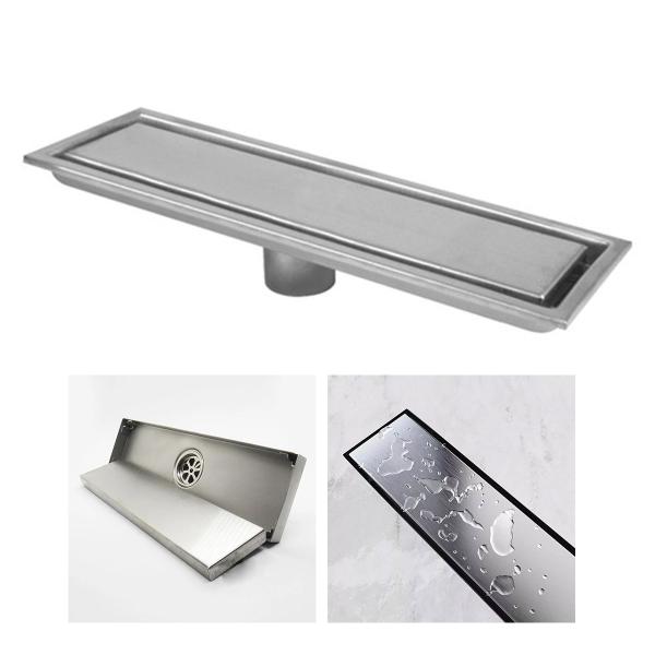Ralo Linear Oculto Inox 40cm Banheiro Lavabo Anti Odor Anti Inseto Invisivel Resistente Seguro - AB.MIDIA Imagem de Ralo Linear Oculto Inox 40cm Banheiro Lavabo Anti Odor Anti Inseto Invisivel Resistente Seguro