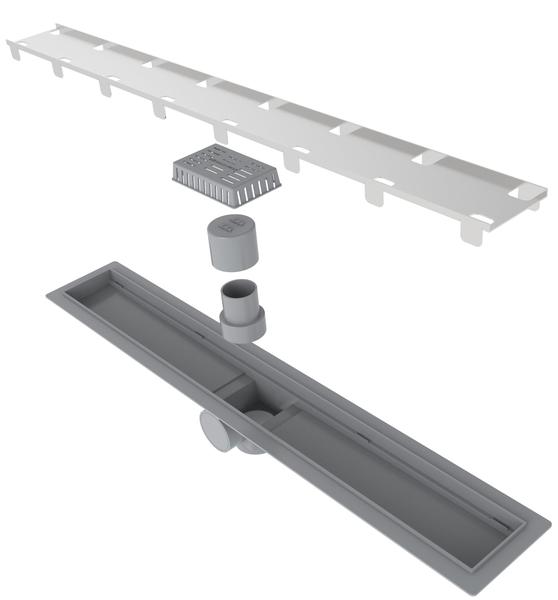 Imagem de Ralo Linear Smart Tampa Oculta Sifonado 70cm - Elleve