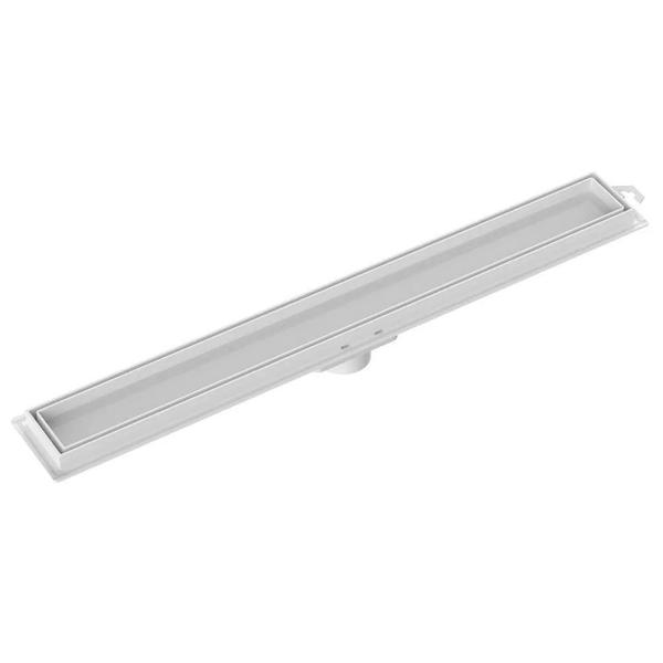 Imagem de Ralo Linear Tigre Invisivel 70 cm Branco