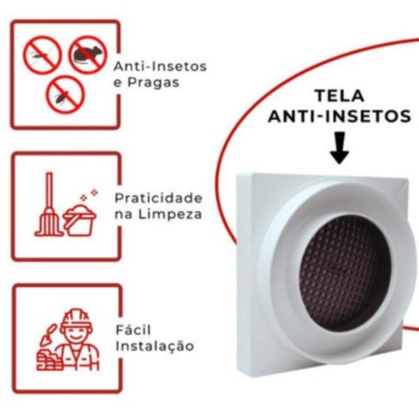 Imagem de Ralo Oculto Invisível 10x10 Sifonado Para Piso Porcelanato Banheiro Quintal Area Gourmet Anti-insetos Anti odor