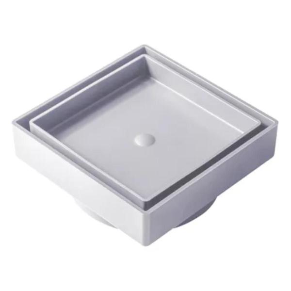 Imagem de Ralo Oculto Invisivel Grelha Sifonado Porcelanato 12x12cm