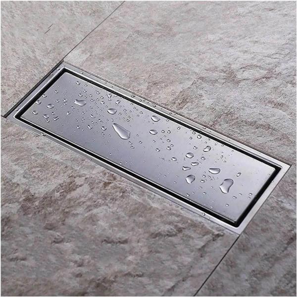 Ralo Oculto Invisivel Linear Inox 60Cm Anti Odor Banheiro - Tatudeboa Imagem de Ralo Oculto Invisivel Linear Inox 60Cm Anti Odor Banheiro