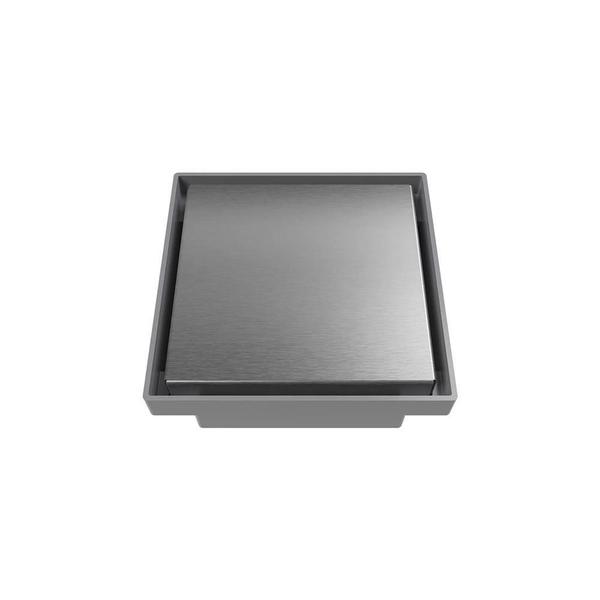 Ralo Oculto Quadrado Astra Roc15I 15Cm Inox Escovado - Astra / Japi Imagem de Ralo Oculto Quadrado Astra Roc15I 15Cm Inox Escovado