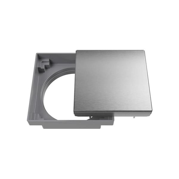 Ralo Oculto Quadrado Astra Roc15I 15Cm Inox Escovado - Astra / Japi Imagem de Ralo Oculto Quadrado Astra Roc15I 15Cm Inox Escovado