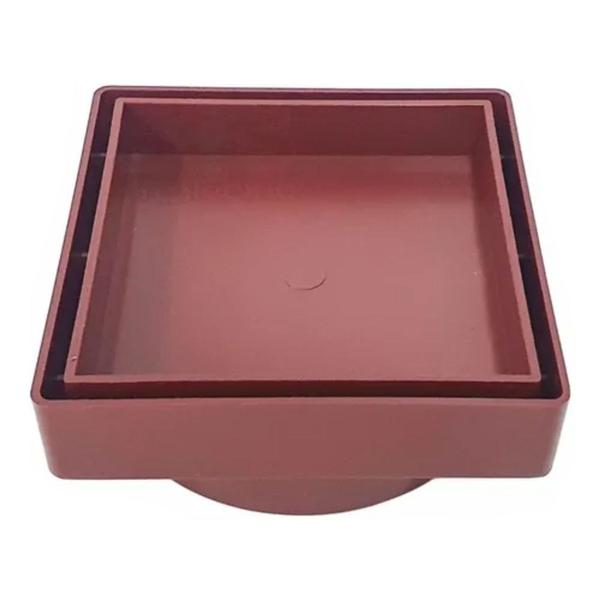 Ralo para Banheiro 15x15 Oculto invisível Embutido Cola Piso / Porcelanato Anti inseto e Anti Odor - Ralos LMF Imagem de Ralo para Banheiro 15x15 Oculto invisível Embutido Cola Piso / Porcelanato Anti inseto e Anti Odor