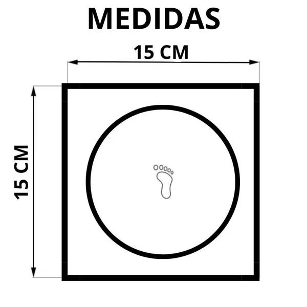 Ralo Para Piso Click Rose 15x15 Cm - MONTELAR Imagem de Ralo Para Piso Click Rose 15x15 Cm