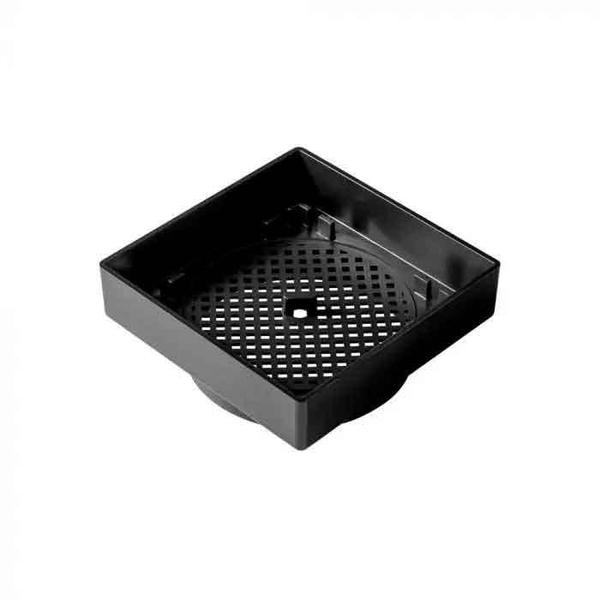 Ralo Quadratta Preto Oculto 10X10 - Simmetria Imagem de Ralo Quadratta Preto Oculto 10X10 - Simmetria