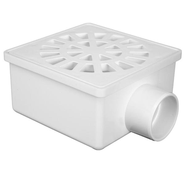 Ralo Sifonado Quadrado 100X52X40mm 0931 - KRONA Imagem de Ralo Sifonado Quadrado 100X52X40mm 0931 - KRONA
