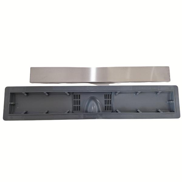 Ralo versata base pvc 60x8 cm com tampa inox - bf - aisi 304 - SELMETAL Imagem de Ralo versata base pvc 60x8 cm com tampa inox - bf - aisi 304