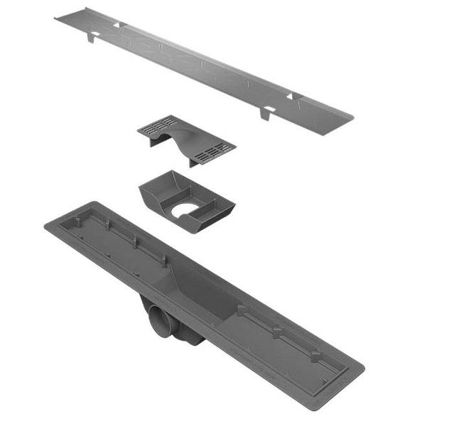 Ralo versata base pvc 70x8 cm com tampa invisivel - bf - aisi 304 - SELMETAL Imagem de Ralo versata base pvc 70x8 cm com tampa invisivel - bf - aisi 304