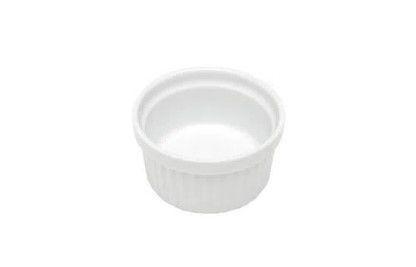 Imagem de Ramequim Branco Canelado de Porcelana Lyor Classic 25ml