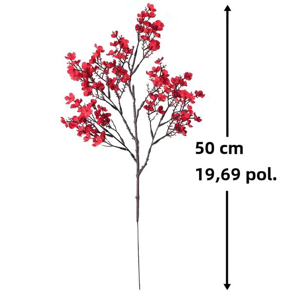 Ramos de Gypsophila Artificial de 50cm - Seda, para Decoração de Casa e Festa Imagem de Ramos de Gypsophila Artificial de 50cm - Seda, para Decoração de Casa e Festa
