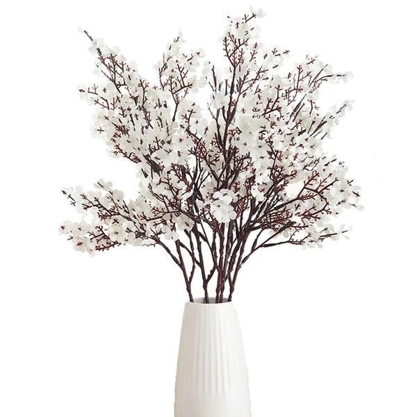 Ramos de Gypsophila Artificial de 50cm - Seda, para Decoração de Casa e Festa Imagem de Ramos de Gypsophila Artificial de 50cm - Seda, para Decoração de Casa e Festa