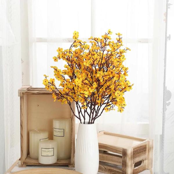 Ramos de Gypsophila Artificial de 50cm - Seda, para Decoração de Casa e Festa Imagem de Ramos de Gypsophila Artificial de 50cm - Seda, para Decoração de Casa e Festa