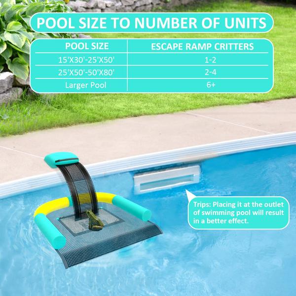 Rampa de fuga para piscina Poolvio Animal Saving Imagem de Rampa de fuga para piscina Poolvio Animal Saving