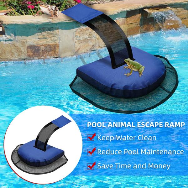 Imagem de Rampa de fuga para salvar animais de piscina JESTOP Frog Saver, 2 unidades