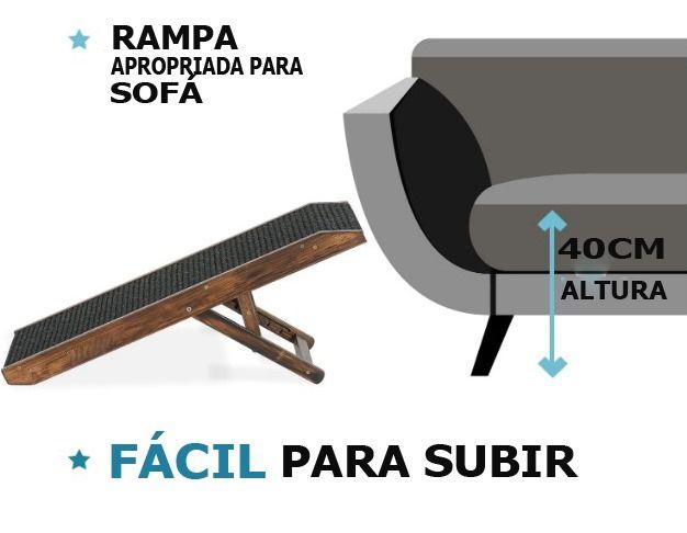 Rampa P/ Cachorro Todas As Raças Antiderrapante Segura 50cm - Dogs & Cats Imagem de Rampa P/ Cachorro Todas As Raças Antiderrapante Segura 50cm