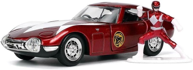 Imagem de Ranger Vermelho e 1967 Toyota 2000GT - Power Rangers - Hollywood Rides - 1/32 - Jada