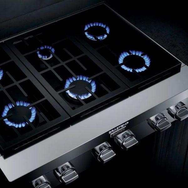 Imagem de Rangetop de Embutir Semiprofissional Brastemp Gourmand 6 Bocas  BDR90ARNNA