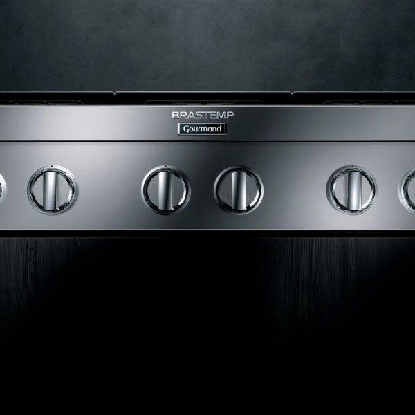 Imagem de Rangetop de Embutir Semiprofissional Brastemp Gourmand 6 Bocas  BDR90ARNNA