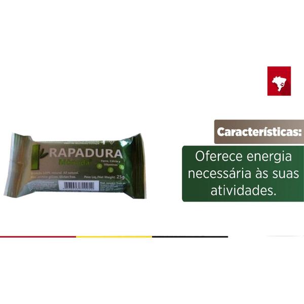 Imagem de Rapadura Artesanal Mônada 100G - 04 Unidades De 25G