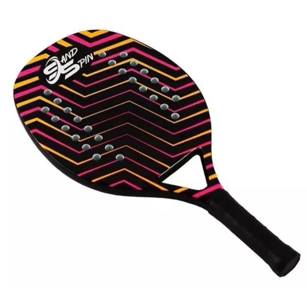 Imagem de Raquete Beach Tennis Aloha Full Carbon com Raqueteira