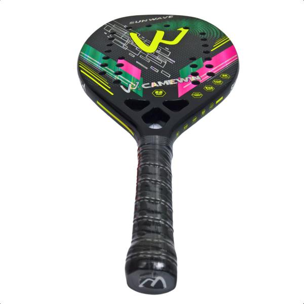 Imagem de Raquete Beach Tennis Camewin SunWave 3K Carbon + Acessórios