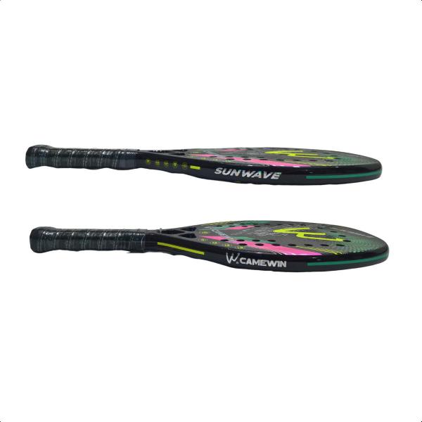 Imagem de Raquete Beach Tennis Camewin SunWave 3K Carbon + Acessórios