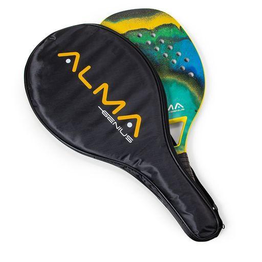 Imagem de Raquete Beach Tennis Carbono 3k Areiamix Alma Genius