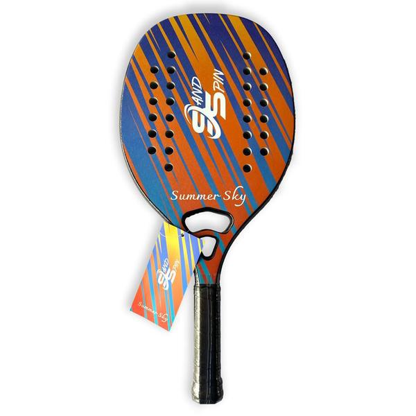 Imagem de Raquete Beach Tennis Carbono 3K Summer Sky + Raqueteira