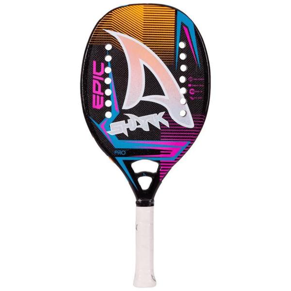 Imagem de Raquete Beach Tennis Epic 2022 Shark Carbono 3K + Capa