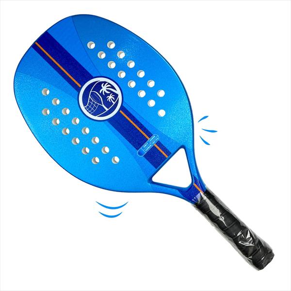 Imagem de Raquete Beach Tennis Fiberglass Praia Case Protetor Iniciante Fibra Carbono Leve Resistente Padel 28