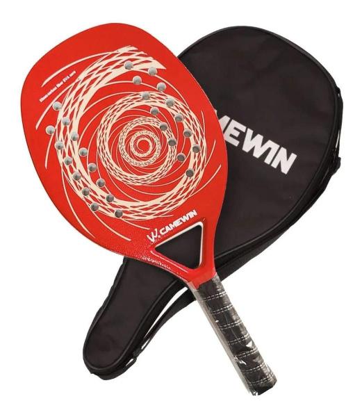 Imagem de Raquete Beach Tennis Fibra Carbono Vidro Camewin Original