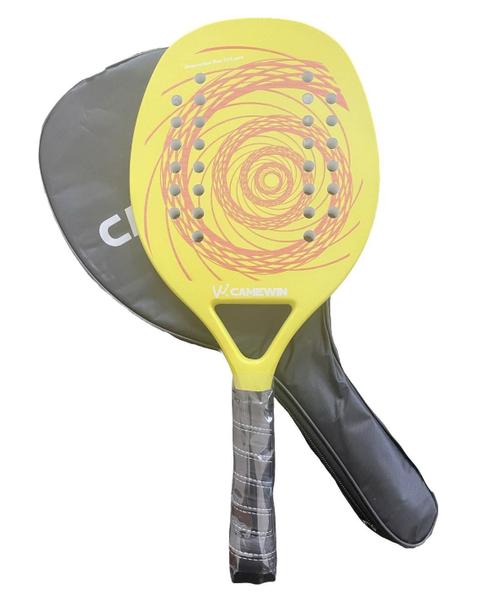 Imagem de Raquete Beach Tennis Fibra Carbono Vidro Camewin Original