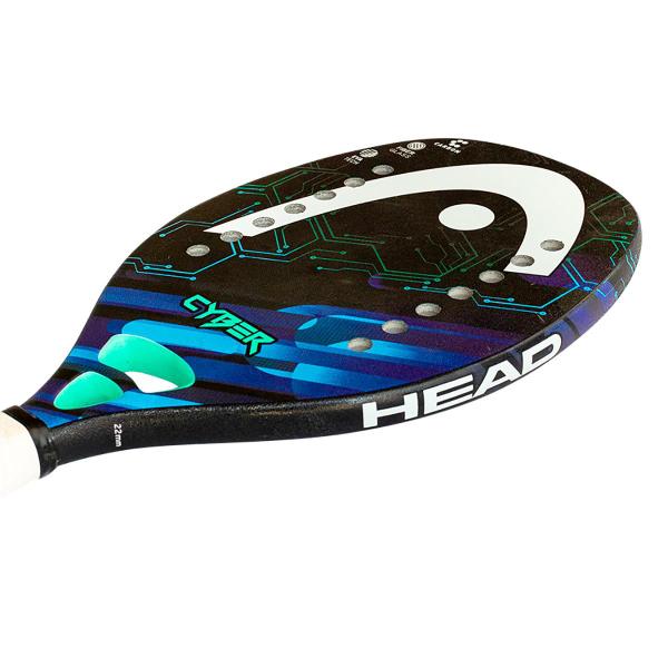 Imagem de Raquete Beach Tennis Head Cyber Azul/Preto