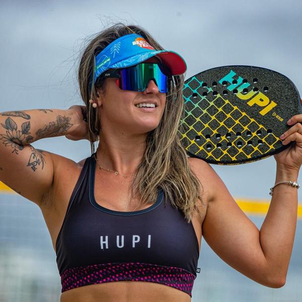 Imagem de Raquete Beach Tennis HUPI Doha Carbon 3K com Bolsa