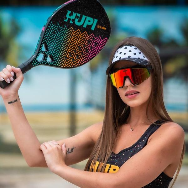 Imagem de Raquete Beach Tennis Hupi Onda Carbon 3K com Bolsa