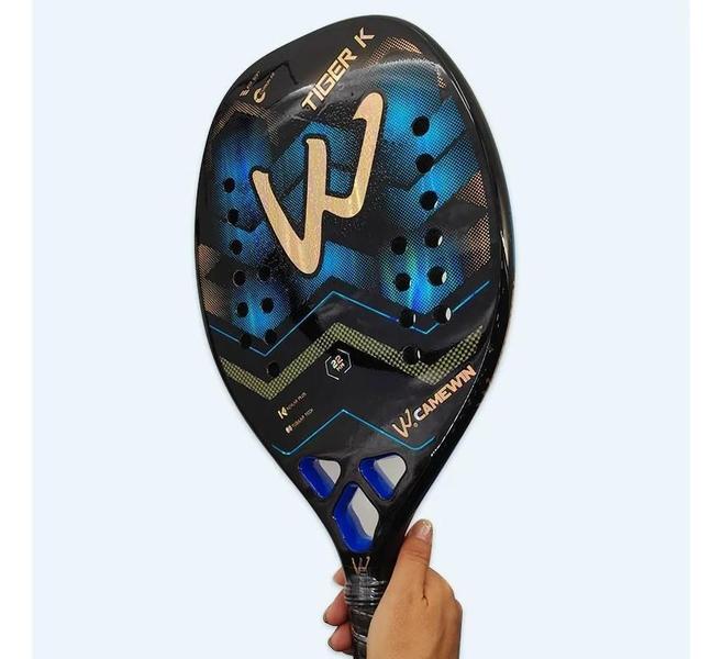 Imagem de Raquete Beach Tennis Kevlar Carbono Tiger K Profissional