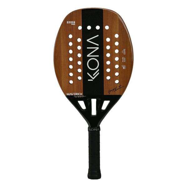 Imagem de Raquete Beach Tennis Kona Maverick Wood 2024 Carbono 3k