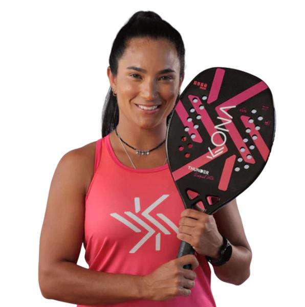 Imagem de Raquete beach tennis kona thunder pink