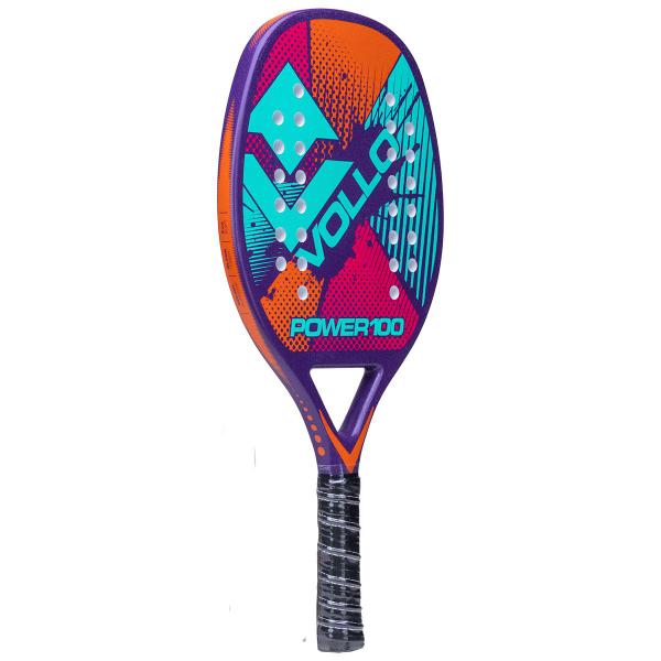 Imagem de Raquete Beach Tennis Power 100 Vollo Roxa